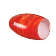 thumbnail image 2 of 3 Pack 7.64"in Art Glass Oval Pendant Shade with Red-orange Swirl, 2 of 11
