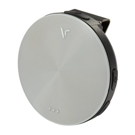 VoiceCaddie - VC4 Golf GPS Rangefinder with Voice Output of Distance, Auto Slope, and Active Green Info - Silver/Black