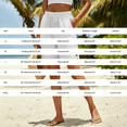 thumbnail image 7 of Womens Lightweight Shorts Casual Cotton Linen Bermuda Shorts Elastic Waist Drawstring Summer Comfy Bottoms by Yigetop White L, 7 of 7