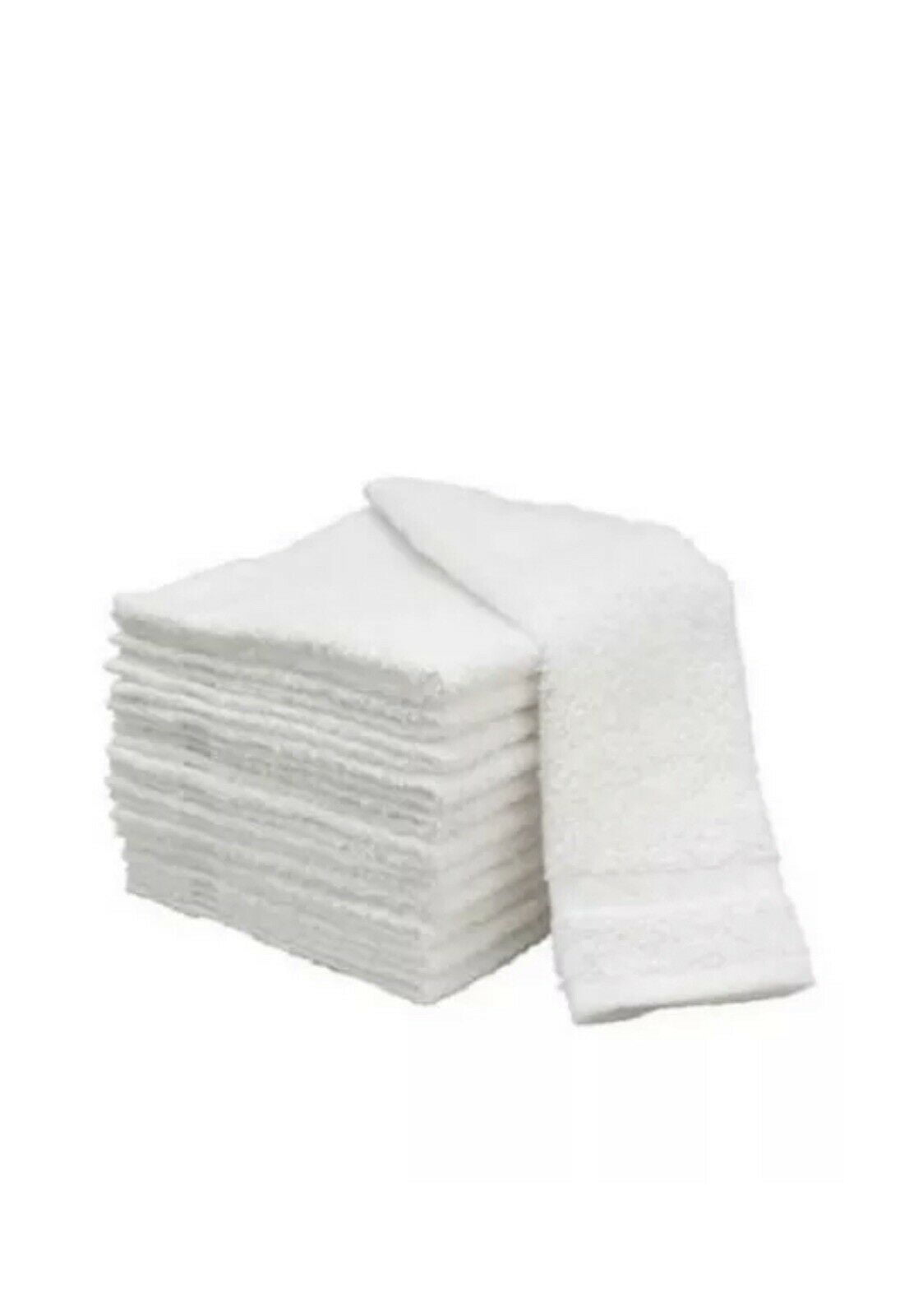 Basics Cotton Washcloths - 24-Pack - White