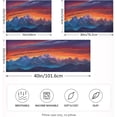 thumbnail image 2 of Coolnut Beautiful Sunset Peaks Pillowcase for Hair and Skin Silk Pillowcase King Size 20 ×40In, Soft and Breathable Slippery Satin Pillowcase Covers for Sleep Decor Giftsation 584, 2 of 7