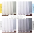 thumbnail image 2 of White Sheer Curtains & Drapes 96 inches Long for Living Room - Grommet Top Solid Lightweight & Airy Gauzy Window Treatments with Light Filtering for Bedroom, 2 Panels, W54 x L96, 2 of 7