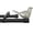 Black with Pewter, variant on Meriville 1" Diameter Telescoping Double Window Treatment Curtain Rod, 28"-48", End Cap Finials, Black Finish