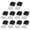 Black, variant on 10Pcs PC Keycaps XDA Profile 1U Blank Supplements Keycaps for Gaming Mechanical Keyboards