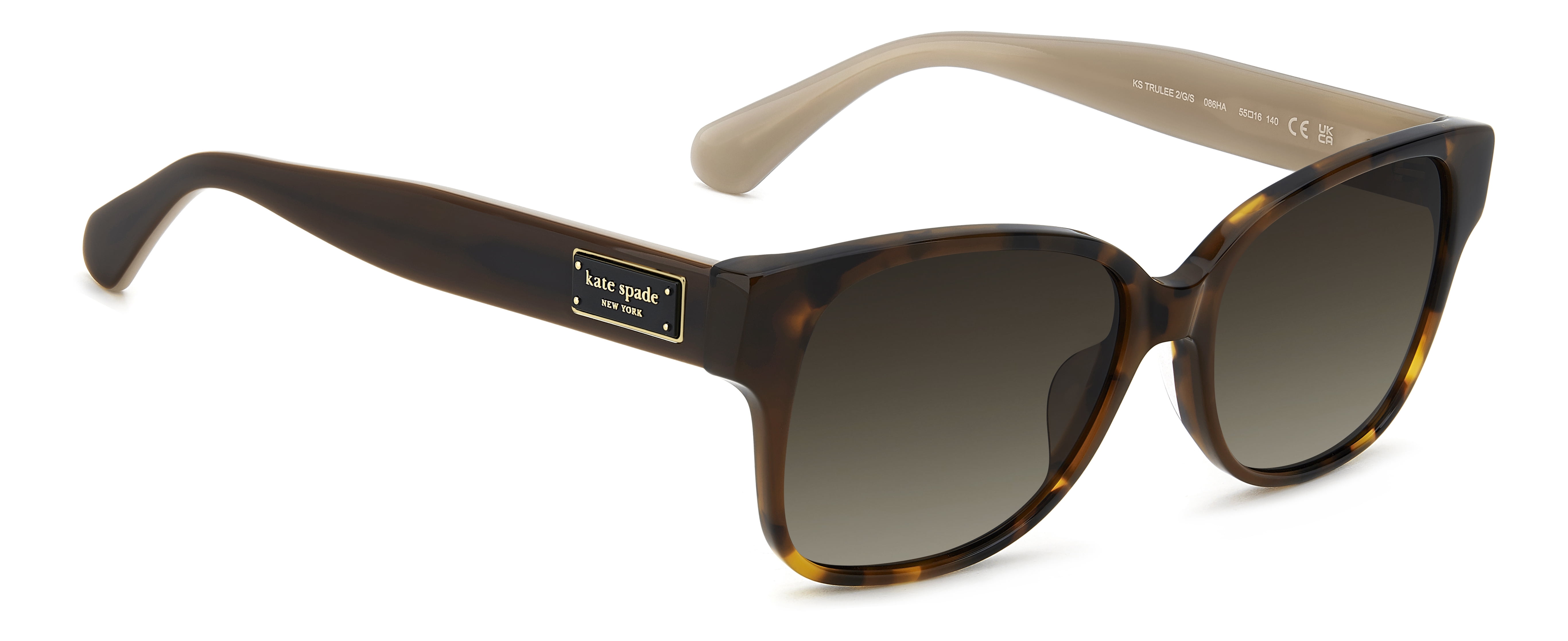 Kate Spade Women's TRL 2/G/S/US Sunglasses w/ Case, Havana