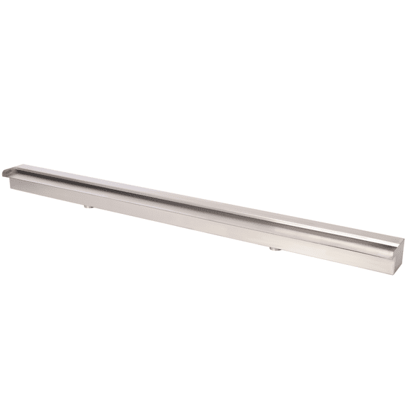Stainless Steel Pool Fountain Spillway 47.2" Sheer Descent Waterfall