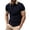 Black, variant on Luvrsol Men's Short Sleeve Collared Tee Lightweight, Size S-3XL