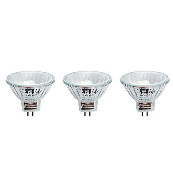 (3)-Bulbs MR11 10W 12V Clear Precision Halogen Reflector Light Bulb 12Volt 10Watt Anyray A1868Y