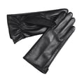 thumbnail image 2 of Mode Femmes Hiver Chaud Gants PU Cuir Femmes Tactile Route Douce Doublée pour la Course à Pied, 2 of 8