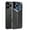 Black, variant on ShellTech For Apple iPhone 17 Pro Max Back Cover Shock-Absorbent Lightweight Non-Slip Tempered Glass PU Leather PC+TPU Basic Protective Case Cover Magnetic,Black
