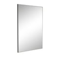 thumbnail image 6 of MAYEERTY 2-Set 36×24in Modern Rectangular Aluminum Alloy Silver Framed Hanging Mirror, Wall-Mounted for Vanity & Sink, 6 of 6