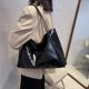 thumbnail image 5 of Bolso Mano Retro Hobo Elegante para Mujer Suave Gran Capacidad Color Sólido, 5 of 9