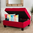 thumbnail image 3 of Michael Anthony Tyla Scarlet Storage Ottoman, 3 of 4