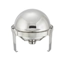 thumbnail image 1 of Winco Winware Chanfrein Supérieur Rond en Acier Inoxydable de 6 Litres, 1 of 1