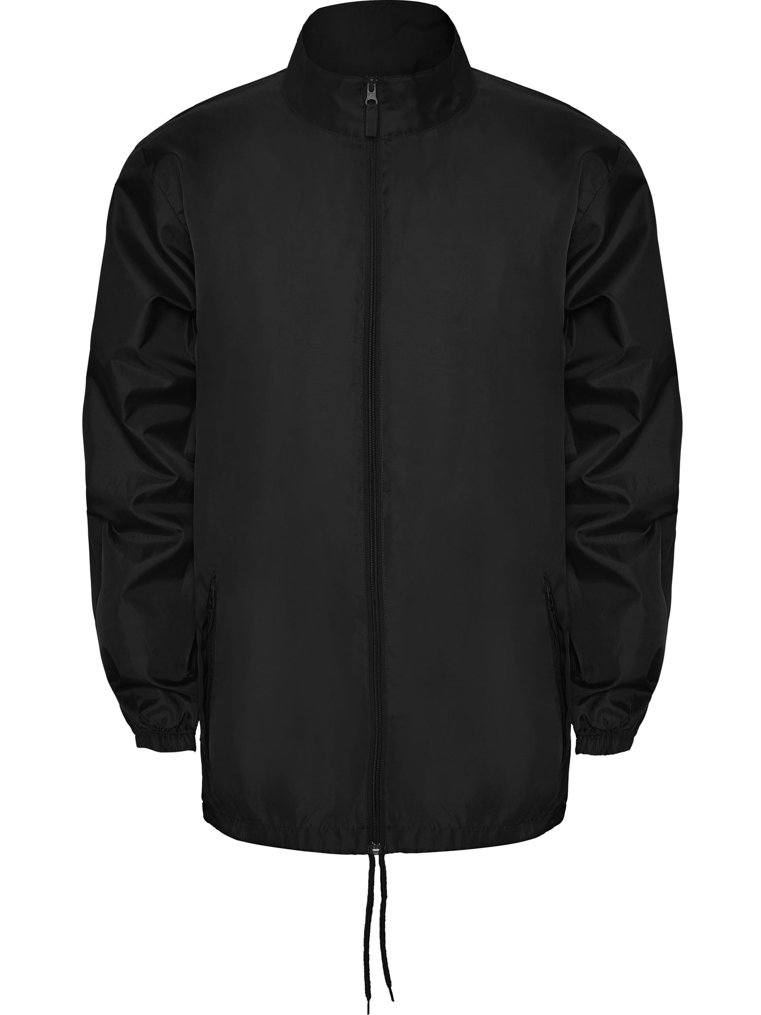 black thin jacket with hood