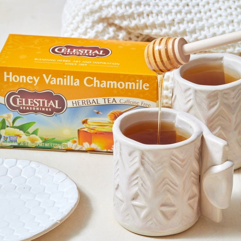 Celestial Seasonings Honey Vanilla Chamomile Herbal Tea Bags, 20
