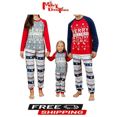 

Sunisery Christmas Pajamas for Family Matching Family Christmas Pajamas Set PJS Holiday Xmas Family Jammies Sleepwear