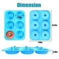 thumbnail image 2 of Coolmade 6-Cavity Nonstick Silicone Baking Mold Pan 2 Pieces, 2 of 9