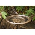 thumbnail image 5 of XBrand Lightweight Plastic Birdbath and Feeder w/Bird Design, Outdoor Garden, Yard, Lawn, Porch Decor, 24 Inch Tall, Bronze, 5 of 14