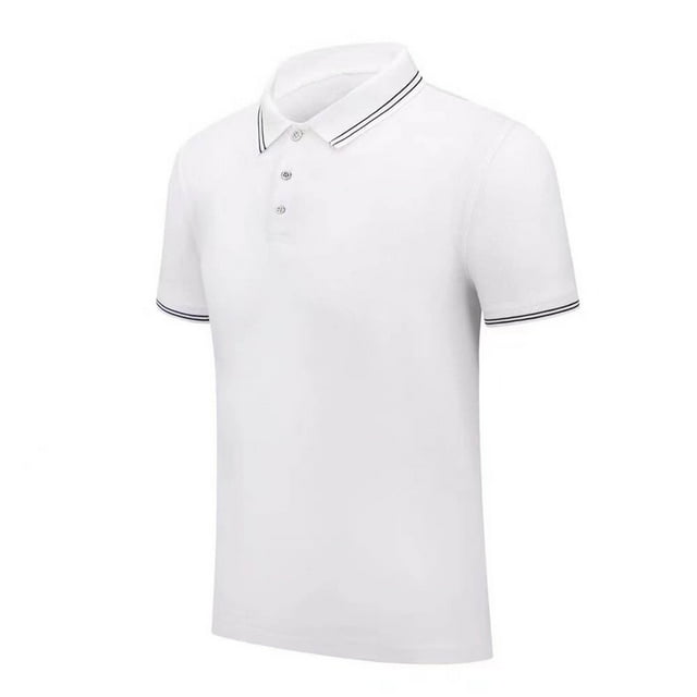 pstuiky camisetas para hombre, Camiseta informal de manga corta con botones y cuello vuelto para hombre camisas casuales para hombre xl
