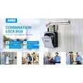 thumbnail image 3 of Key Lock Box, 4 Digit Combination Key Storage Box Key Box for Outside Door Car Warehouse Office, 3 of 11