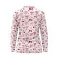 thumbnail image 4 of Uorisanigo Love Cherries Womens Golf Shirt with Zipper Stylish Relaxed Women's Long Sleeve Athletic Shirts Quick Dry Comfortable Long Sleeve Workout Tops, 4 of 7