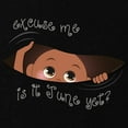 thumbnail image 2 of CafePress - Funny Peeking Out Baby June Maternity Dark T Shirt - Maternity Dark T-Shirt, 2 of 3
