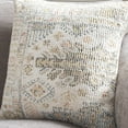 thumbnail image 3 of SAFAVIEH Elysa 18" x 18" Contemporary Gold Abstract Cotton/Polyester Decorative Pillow, 3 of 6