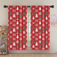 thumbnail image 5 of Blackout Kids Curtains,Red Christmas Tree and Snowflake Pattern Childrens Insulated Curtains Set Of 2,Bedroom Essentials,Toddler Room Decor 52"x63", 5 of 5