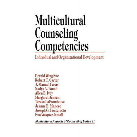 Multicultural Aspects of Counseling Multicultural Counseling Competencies: Individual and Organizational Development, (Paperback)