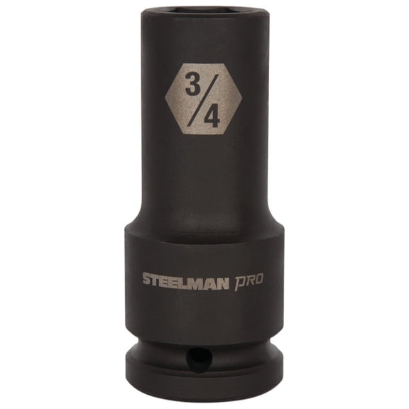 Steelman Pro 3/4 in. Drive 3/4 in. 6 Point Deep Impact Socket 79398