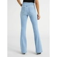 thumbnail image 4 of Sofia by Sofia Vergara Women's and Women's Plus Melisa Flare High Rise Pull On Jeans, 30.5", 32.5" and 34.5" Inseams, Sizes 0-28, 4 of 5