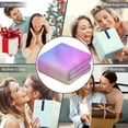 thumbnail image 5 of Wearable Blanket,Rainbow Tie Dye Cloud Pattern Hooded Wearable Flannel Blanket for Adults & Teens,Winter Poncho Shawl Wrap Cape Cozy Anti-Pill,50"x60", 5 of 5