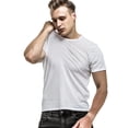 thumbnail image 6 of CONZONE Men's Gym T-Shirts Short Sleeve Mesh T Shirts for Men Casual V Neck Solid Color Lightweight Workout Tees Soft Cozy Athletic Tops, 6 of 6