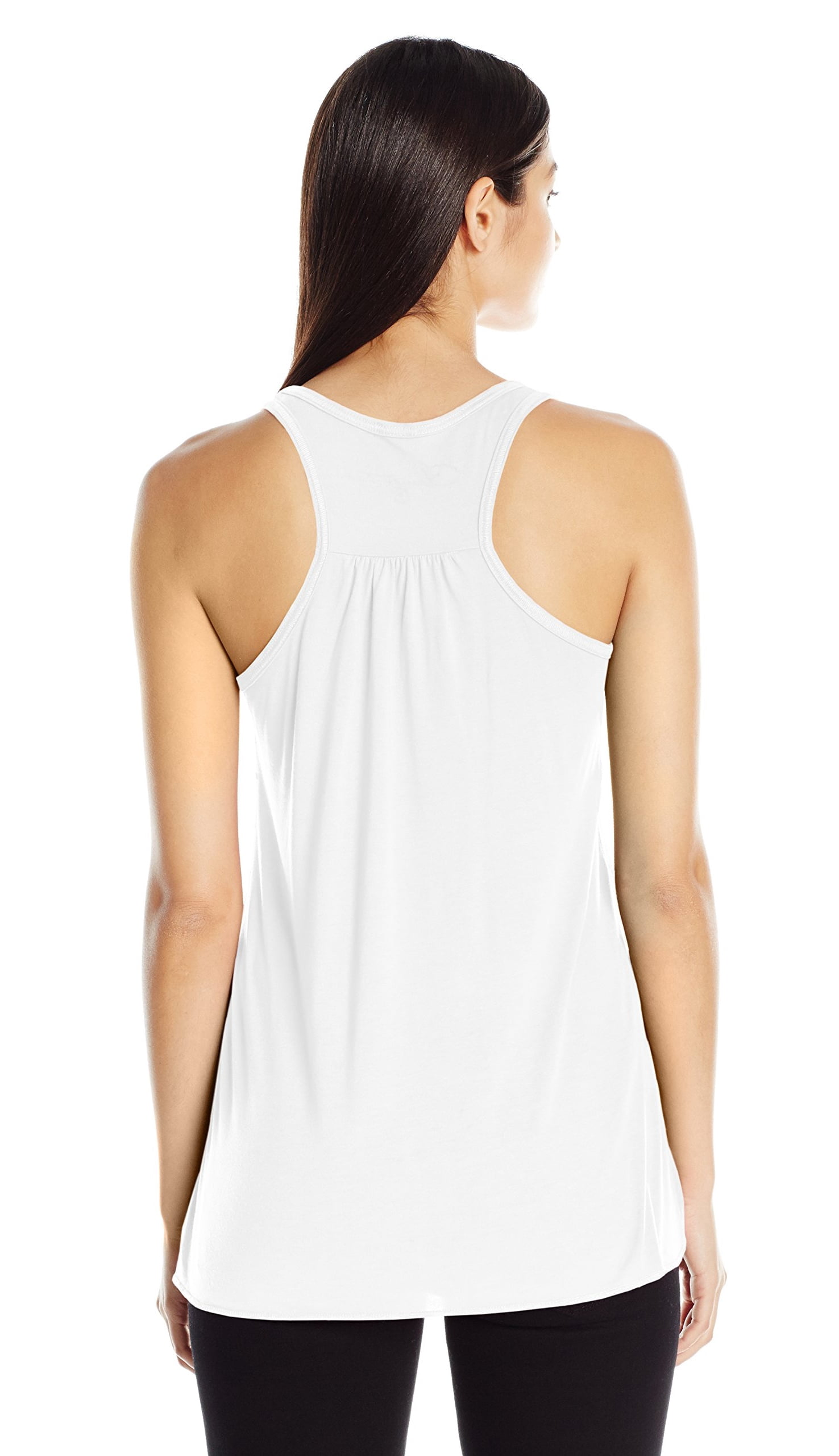 Women's Anchor Palm Flowy Racerback Tank Top