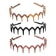 thumbnail image 5 of 3 diademas multifuncionales para la cabeza, elegantes y casuales, con diseño en zigzag, para viajes. con negro, 5 of 9