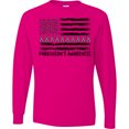 thumbnail image 3 of Inktastic Parkinson's Awareness Gray Ribbons and Flag Long Sleeve T-Shirt, 3 of 5