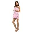 thumbnail image 2 of Casual Nights Women's Plush Fleece Shower Wrap Bathrobe With Soap Sponge, 2 of 3