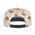 thumbnail image 4 of Bingfone Baseball Cap,Snapback Trucker Hat for Men & Women with Adjustable-Cartoon Flat Mushrooms, 4 of 9