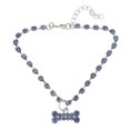 thumbnail image 1 of Miangastore Pet Necklace Metal Rhinestone for Pet Owners Holiday 1Set 11.4X1In, 1 of 8