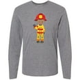thumbnail image 3 of Inktastic African American Boy, Fireman, Firefighter Long Sleeve T-Shirt, 3 of 5