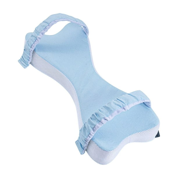 Accesorios de espuma de almohada de pierna Mejora postura ergonómica de alivio de edad avanzada soporte de soporte de almohada de soporte Azul