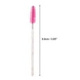 thumbnail image 2 of Unique Bargains 100 Pcs Portable Eyelash Brush for Vacation Rose Red Faux Crystal Rob Nylon, 2 of 5