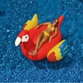 thumbnail image 4 of Swimline 93" Scarlet Macaw Parrot Novelty Inflatable Swimming Pool Floating Raft - Yellow/Red, 4 of 7