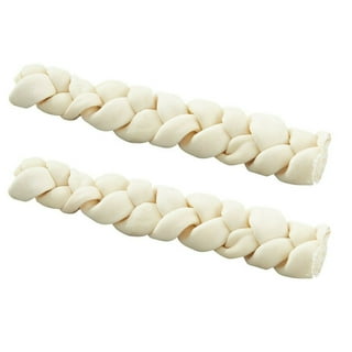 Braided rawhide cheap dog chews