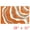 Orange, variant on Unique Bargains Abstract Bathroom Rug Soft Bath Mat Non-Slip Thickening Bath Rugs Khaki 16" x 24"