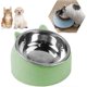 thumbnail image 1 of Tilted Cat Bowl, Stainless Steel Cat Bowl, Pet Bowl Set, 15 Tilted Raised Stand Detachable Bowl for, 1 of 3