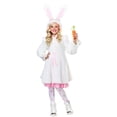 thumbnail image 2 of Costume de Lapin Blanc Duveteux pour Fille, 2 of 2