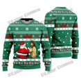 thumbnail image 4 of Suéter navideño feo con estampado 3D de Jesús, no hoy, Satanás, para hombre y mujer, suéter de punto cálido e informal para invierno MY18, 4 of 5