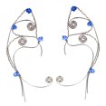 thumbnail image 1 of Miangastore Earring Fairy Costume Accessory Multi 1 Pair 2x1.4in Copper, 1 of 9